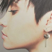 Sterling silver star earrings